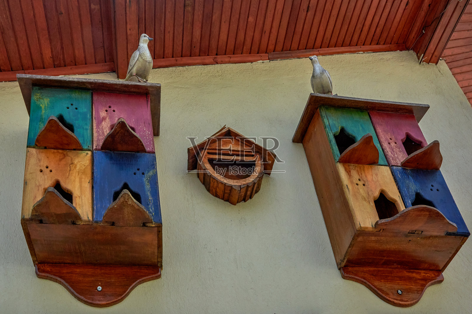 鸽子屋-土耳其，科尼亚镇照片摄影图片