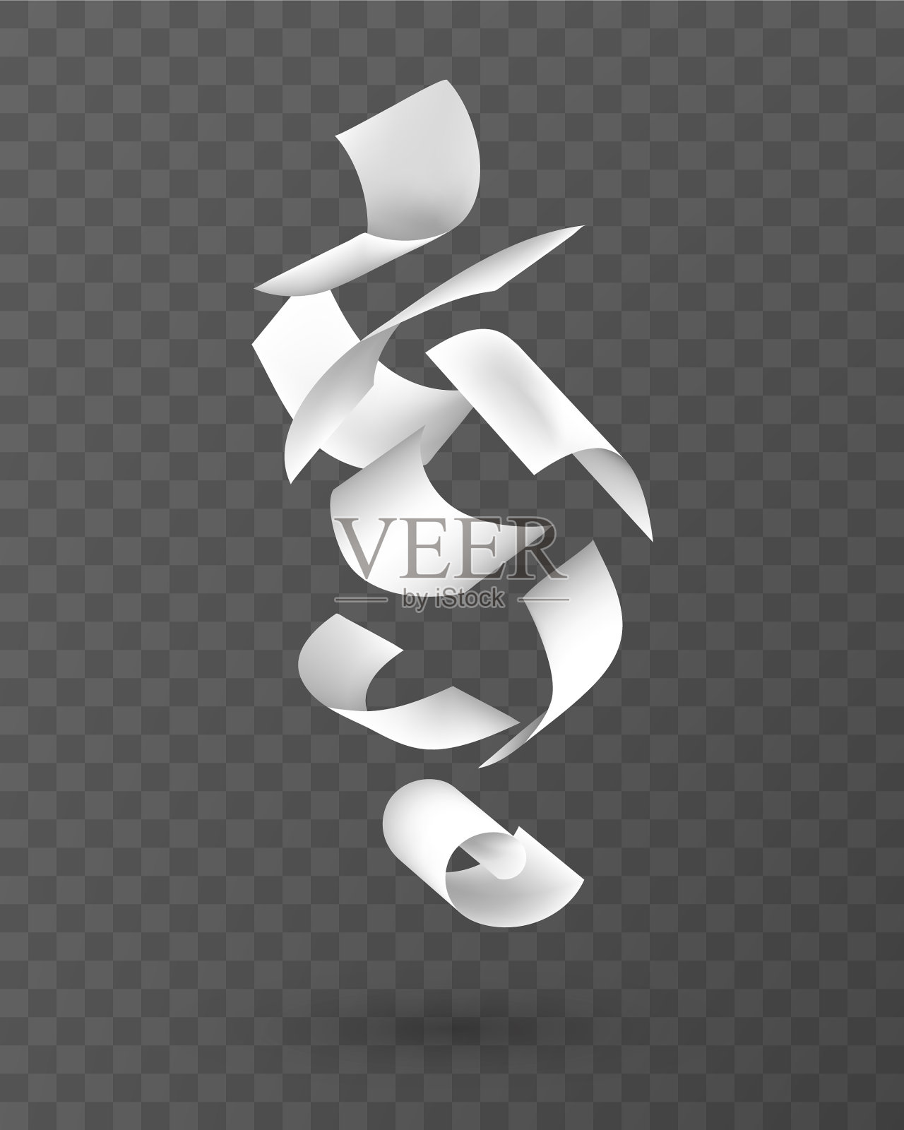 飞纸落下来，飞白床单设计元素图片