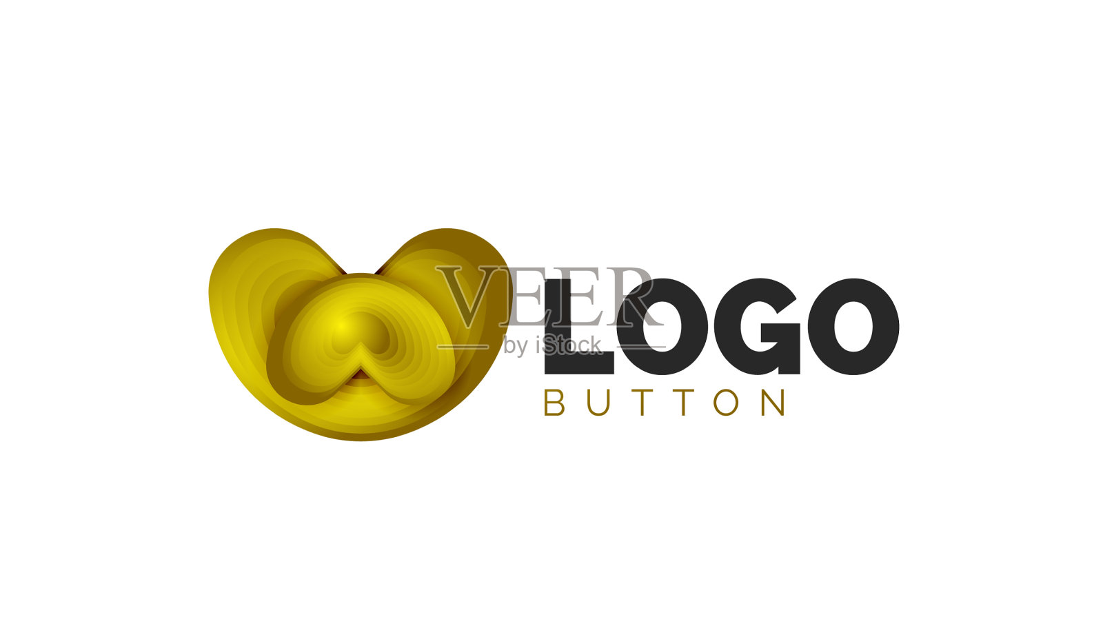 抽象圆形标志模板最小设计元素图片