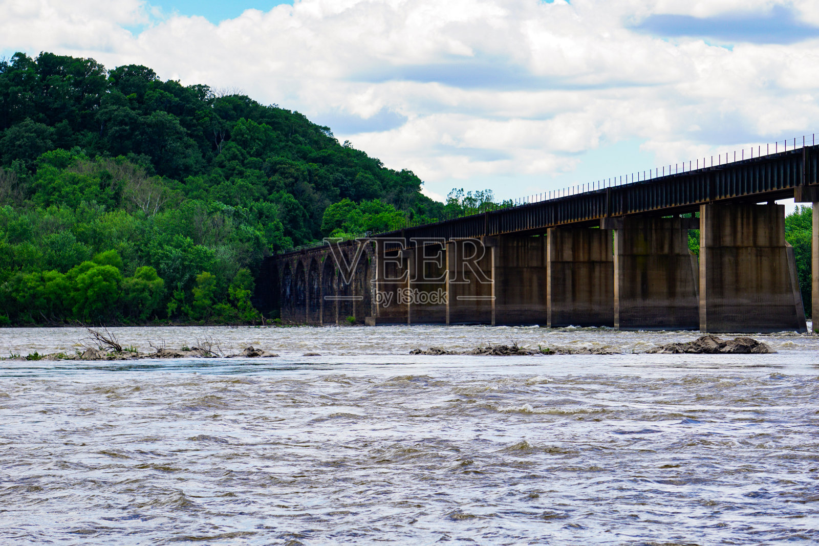 铁路桥梁照片摄影图片