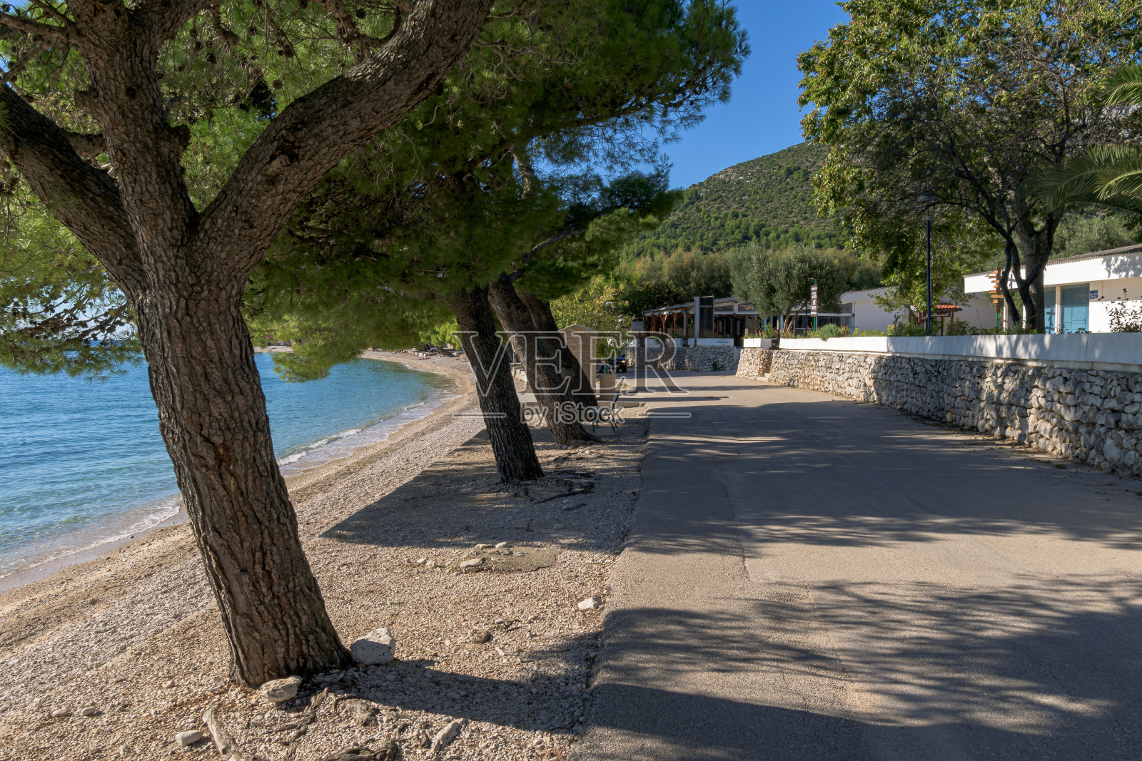 空的海滩照片摄影图片