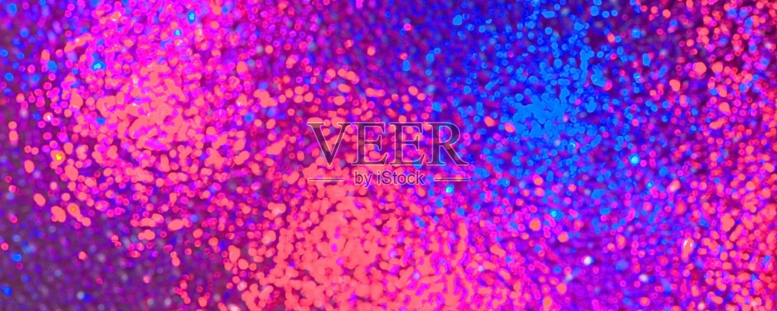 抽象的彩灯为庆祝玻璃的纹理，模糊照片摄影图片