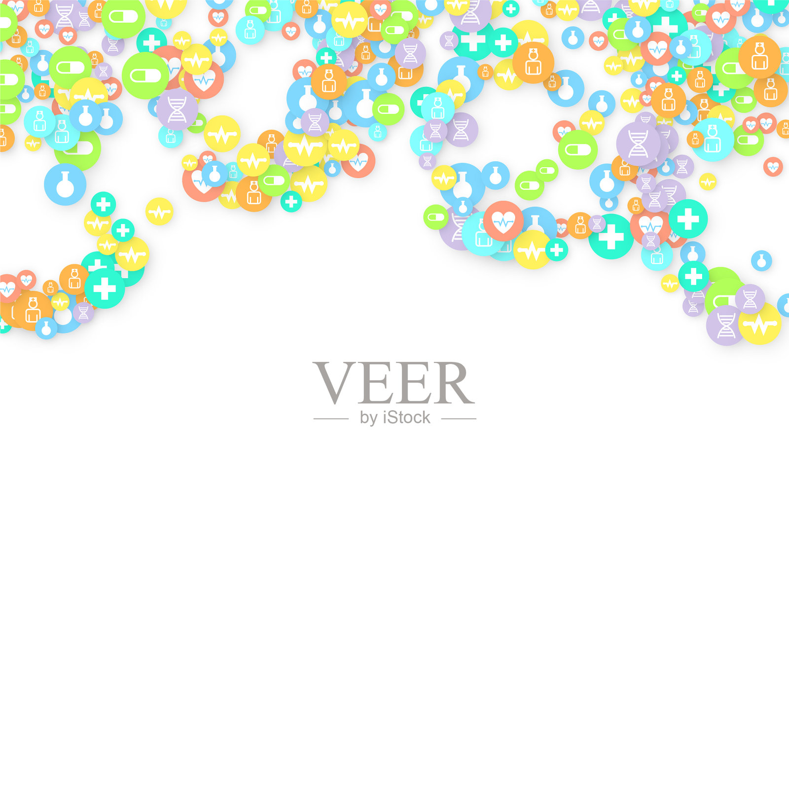 药学背景临床背景插画图片素材