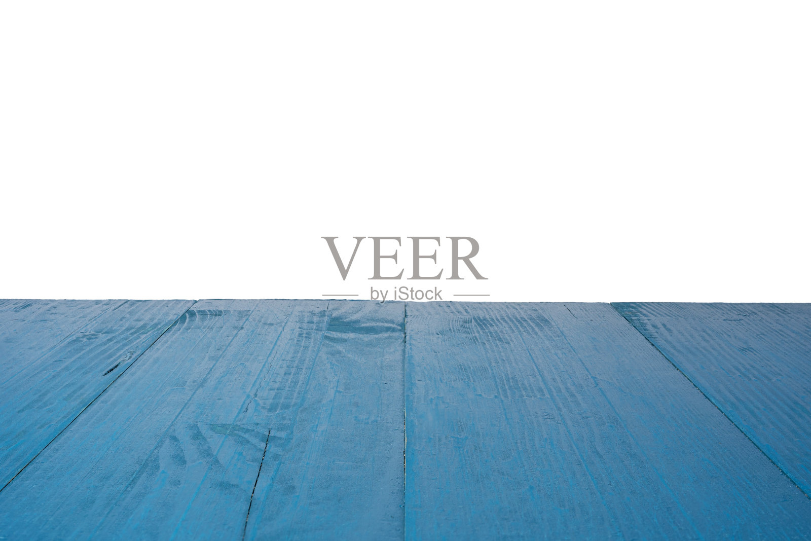 蓝色木制背景准备产品展示或模型。照片摄影图片