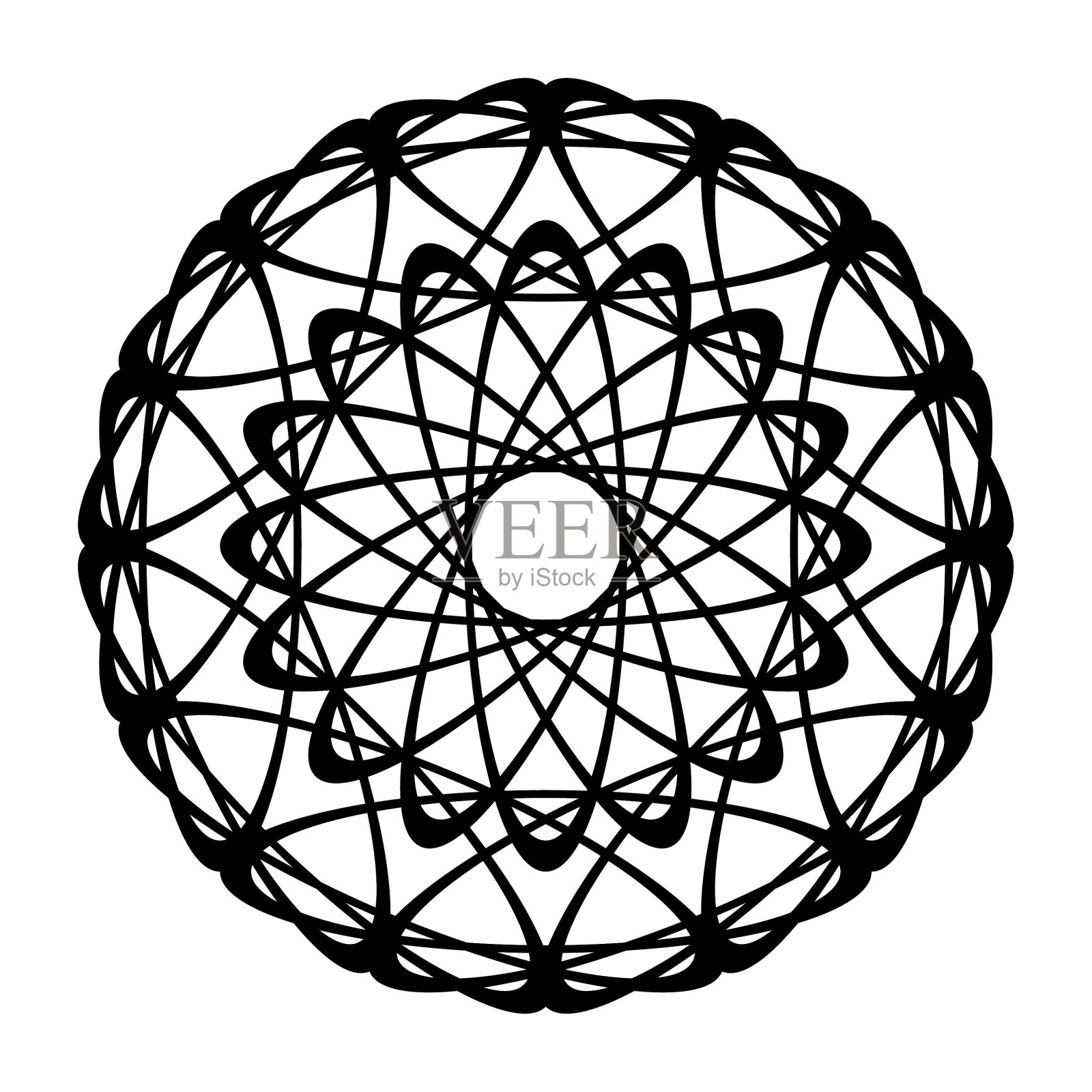 设计单色装饰圆元素设计元素图片