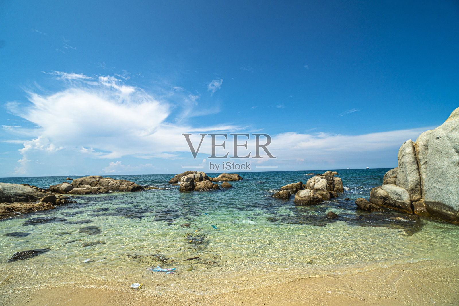 越南战争省荣豪海滩照片摄影图片