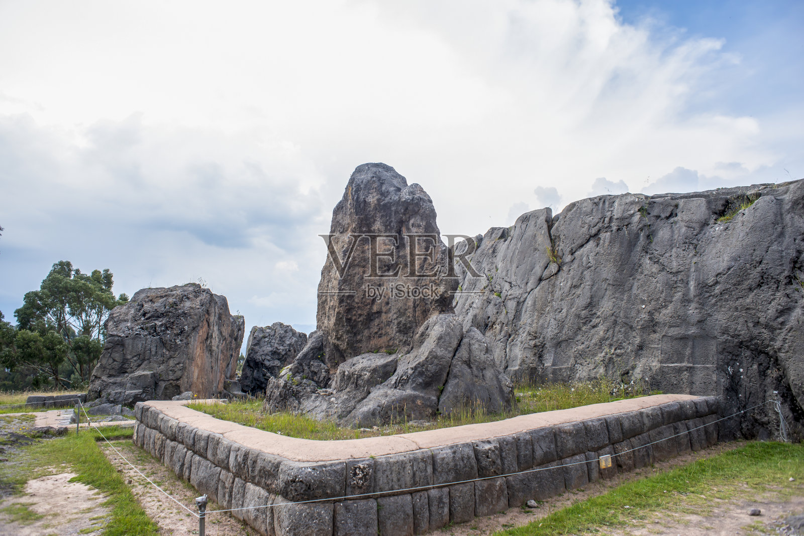 秘鲁库斯科Qenqo考古中心照片摄影图片