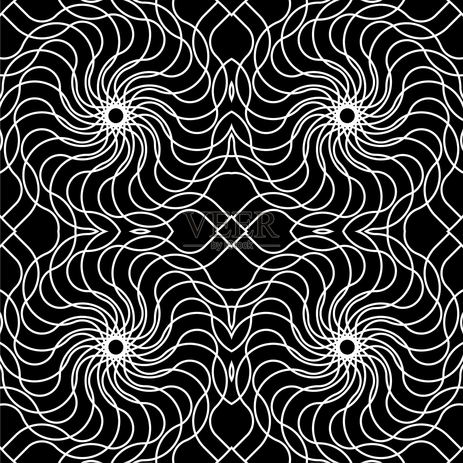 设计无缝螺旋扭曲背景插画图片素材