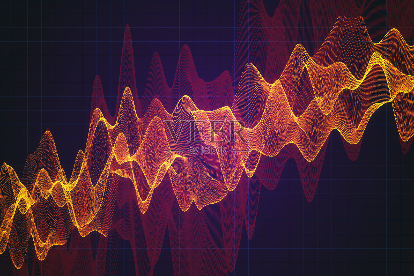 股票图表上的屏幕界面与指数。照片摄影图片