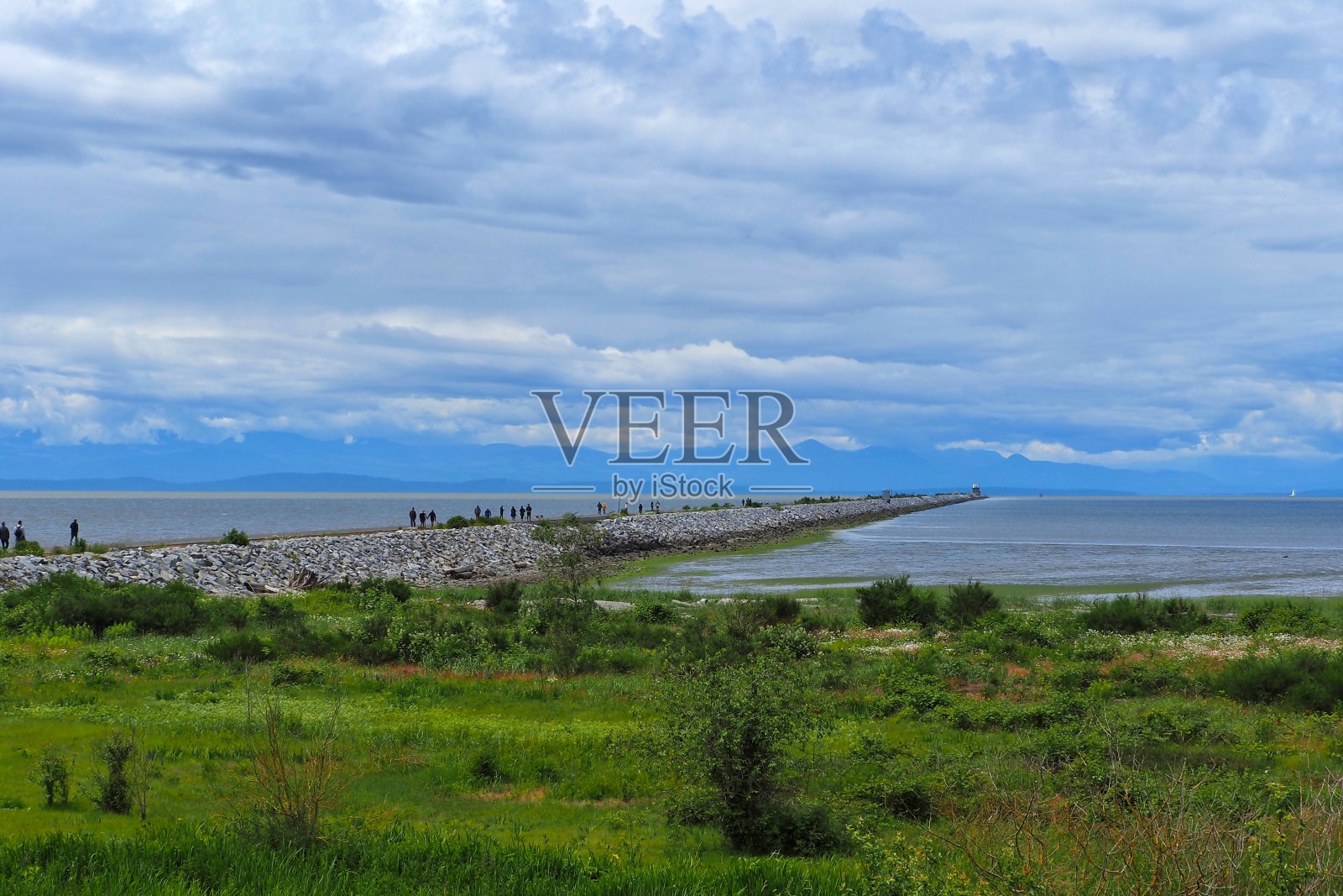 温哥华爱奥纳海滩公园照片摄影图片