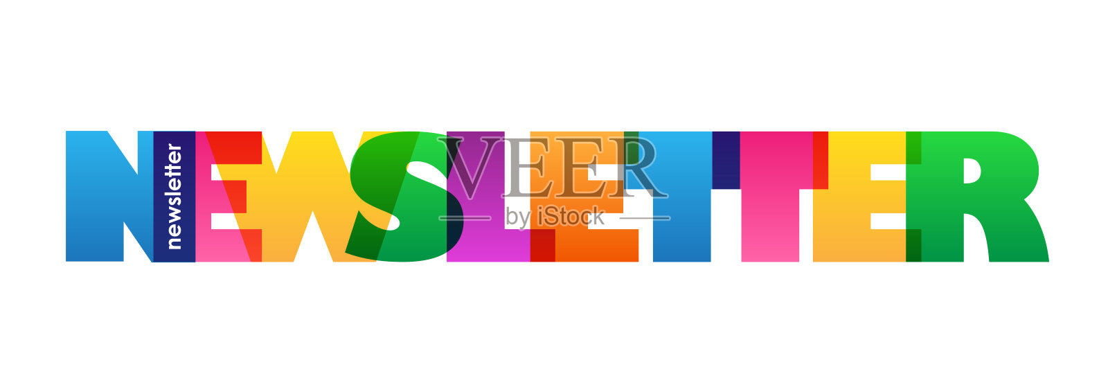 时事通讯彩色印刷横幅插画图片素材