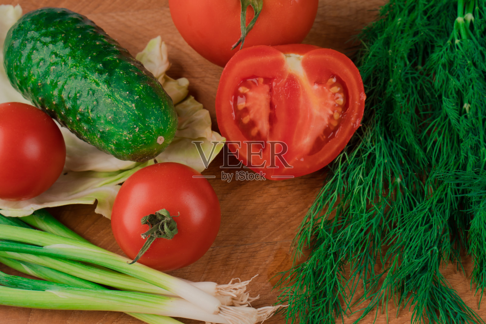 维生素，制作沙拉的元素照片摄影图片