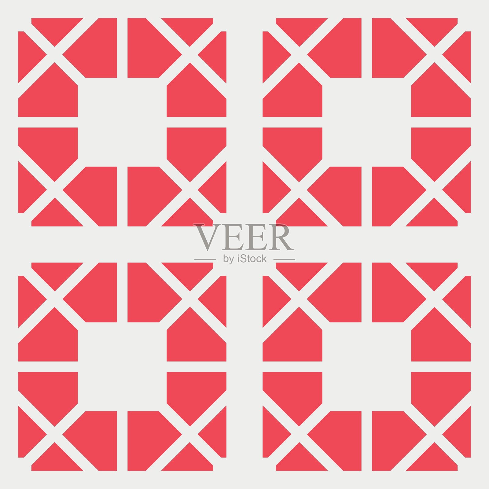 矢量亚洲马赛克无缝模式插画图片素材