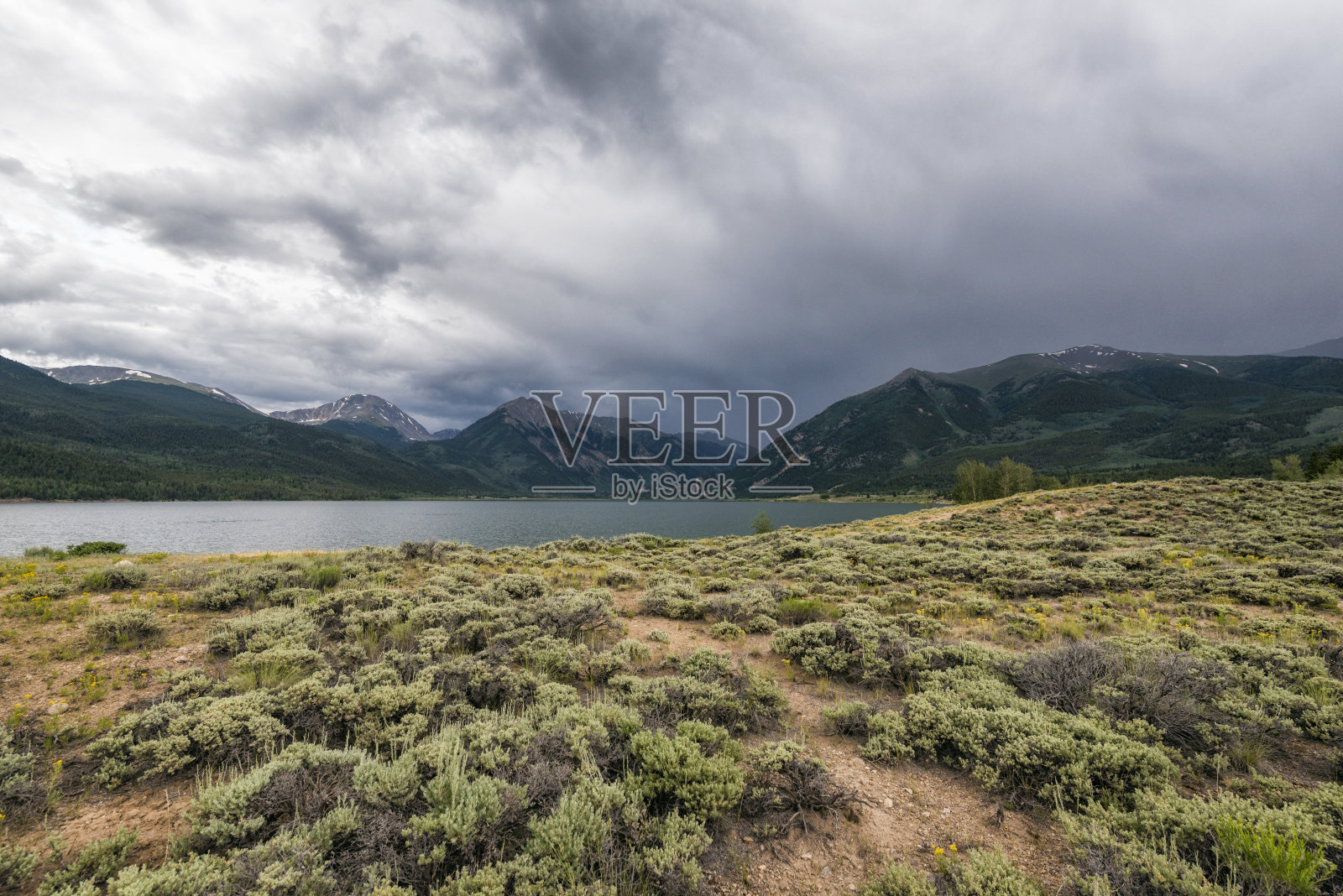 科罗拉多州落基山脉的景观照片摄影图片