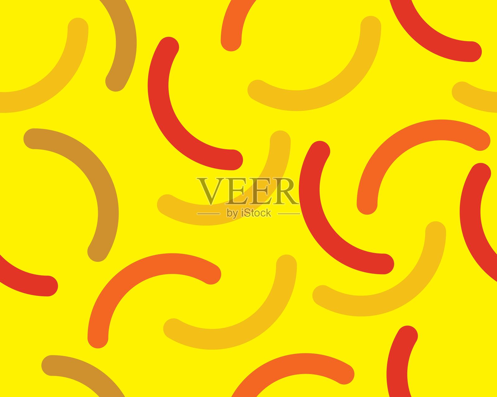 随机矢量重复表面图案插画图片素材