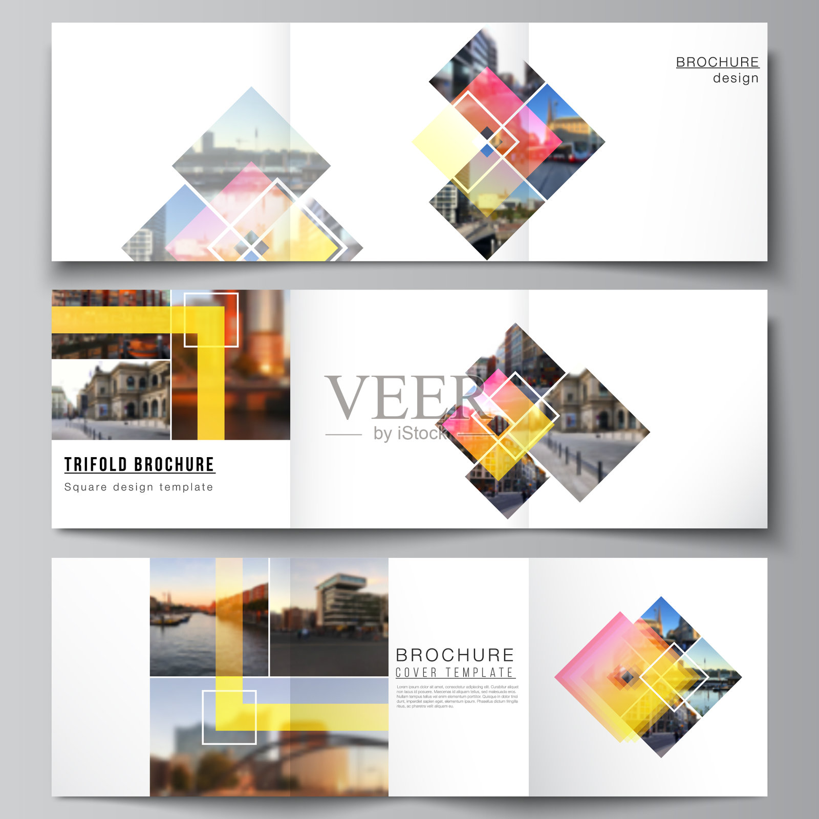 最小可编辑布局方块插画图片素材