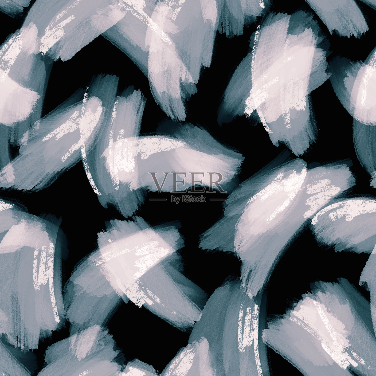 抽象无缝图案用粗石笔触点缀而成。油漆涂片背景。简单的几何背景。插画图片素材