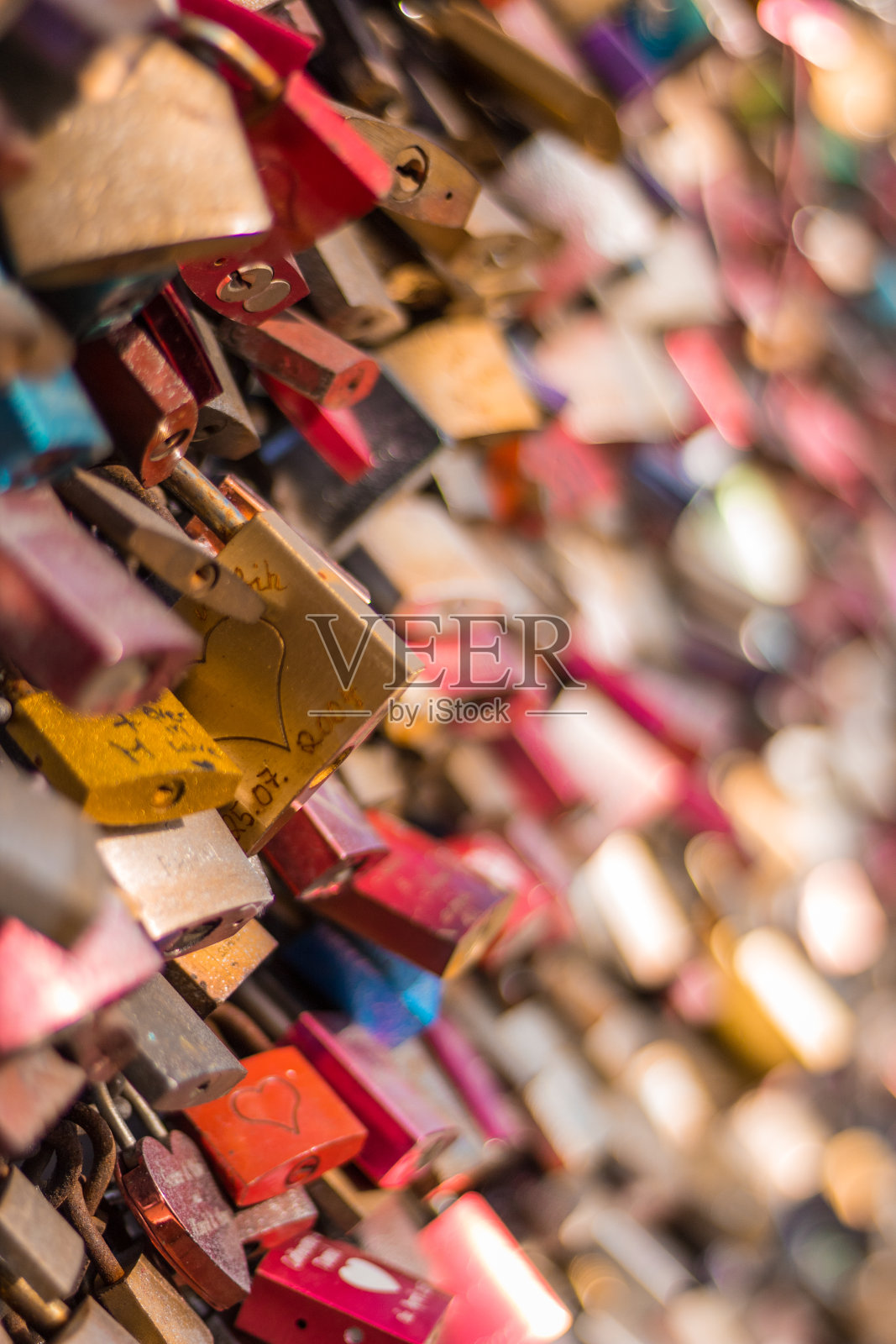 爱的挂锁在科隆照片摄影图片
