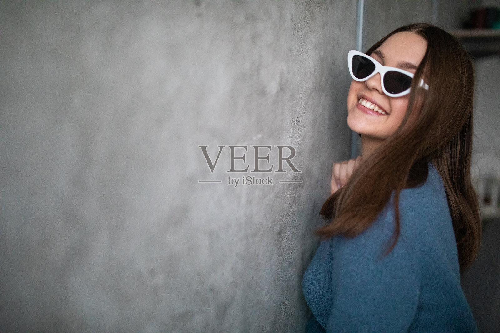 美丽的少女照片摄影图片