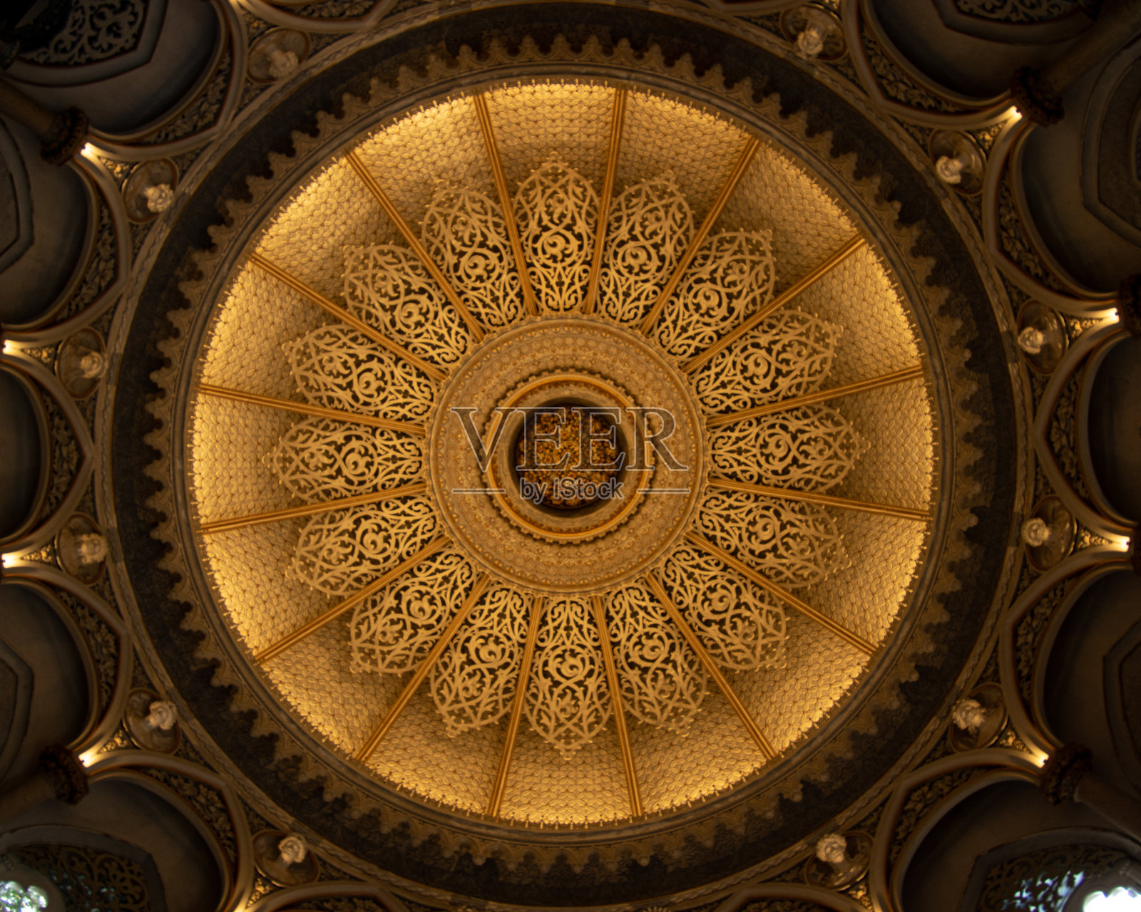 宫殿的天花板照片摄影图片