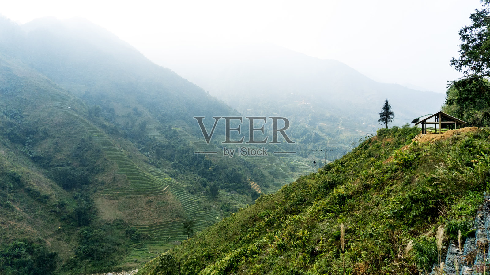 越南老蔡省萨帕镇照片摄影图片