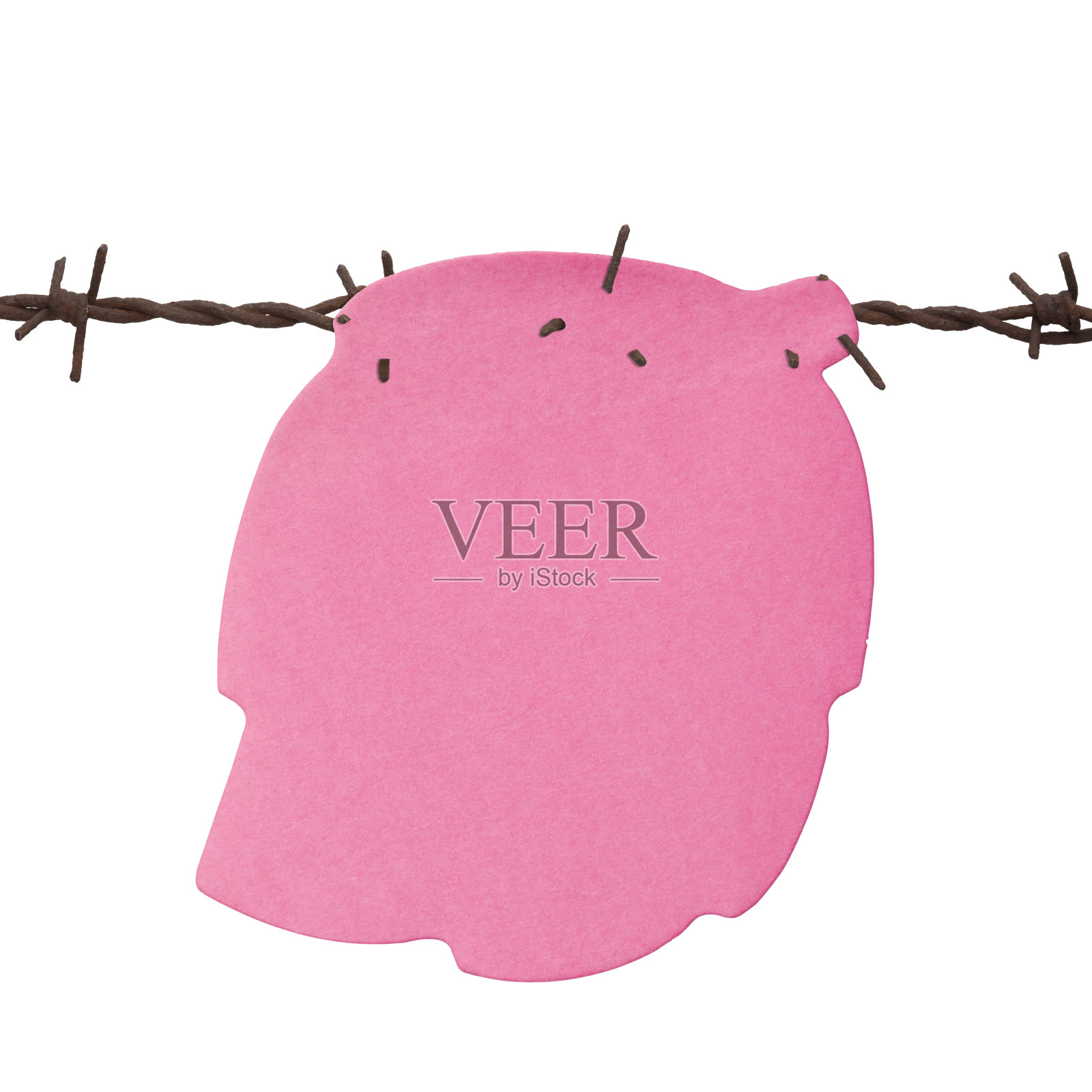 粉红色的提醒插画图片素材