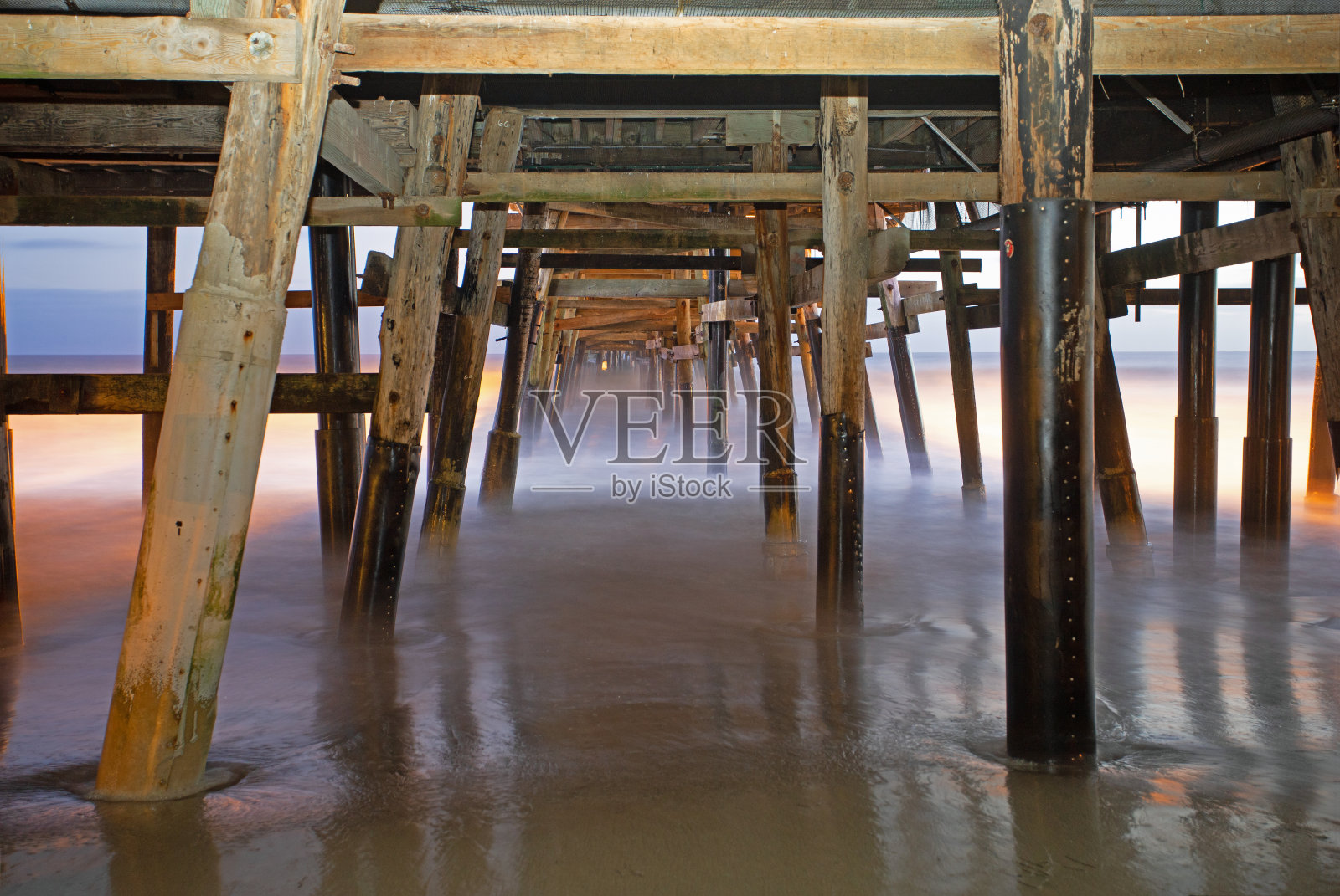 圣克莱门特码头照片摄影图片