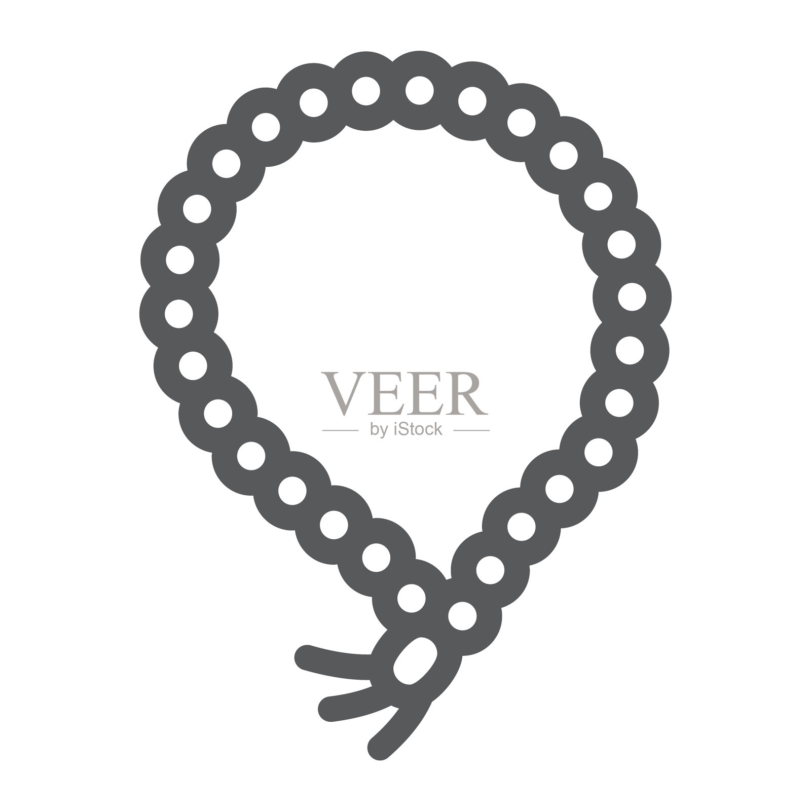 米斯巴哈线标志斋月和迪克穆斯林设计元素图片