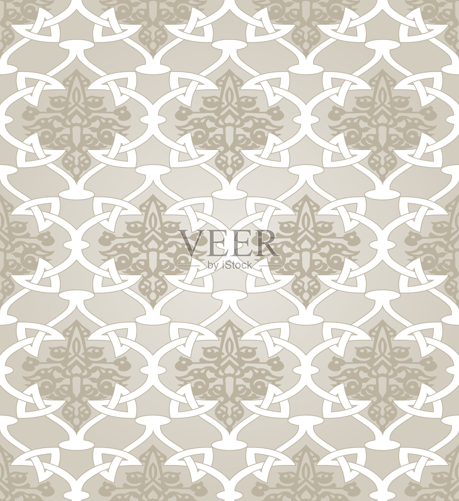 无缝马赛克民族风格。插画图片素材