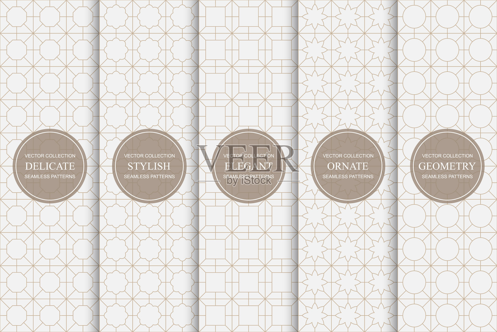 集无缝几何装饰插画图片素材