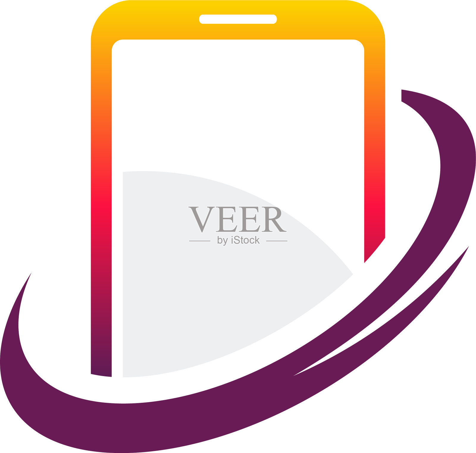 标志性的手机屏蔽标志设计概念设计元素图片