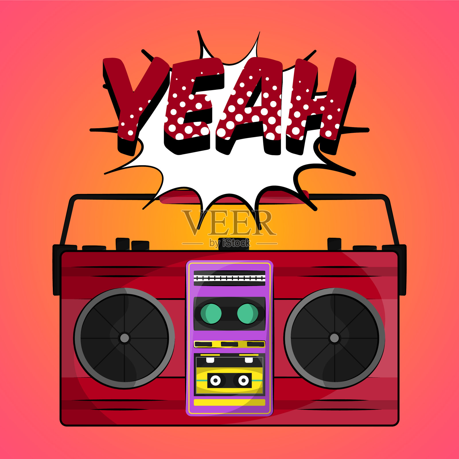 波普艺术插画图片素材