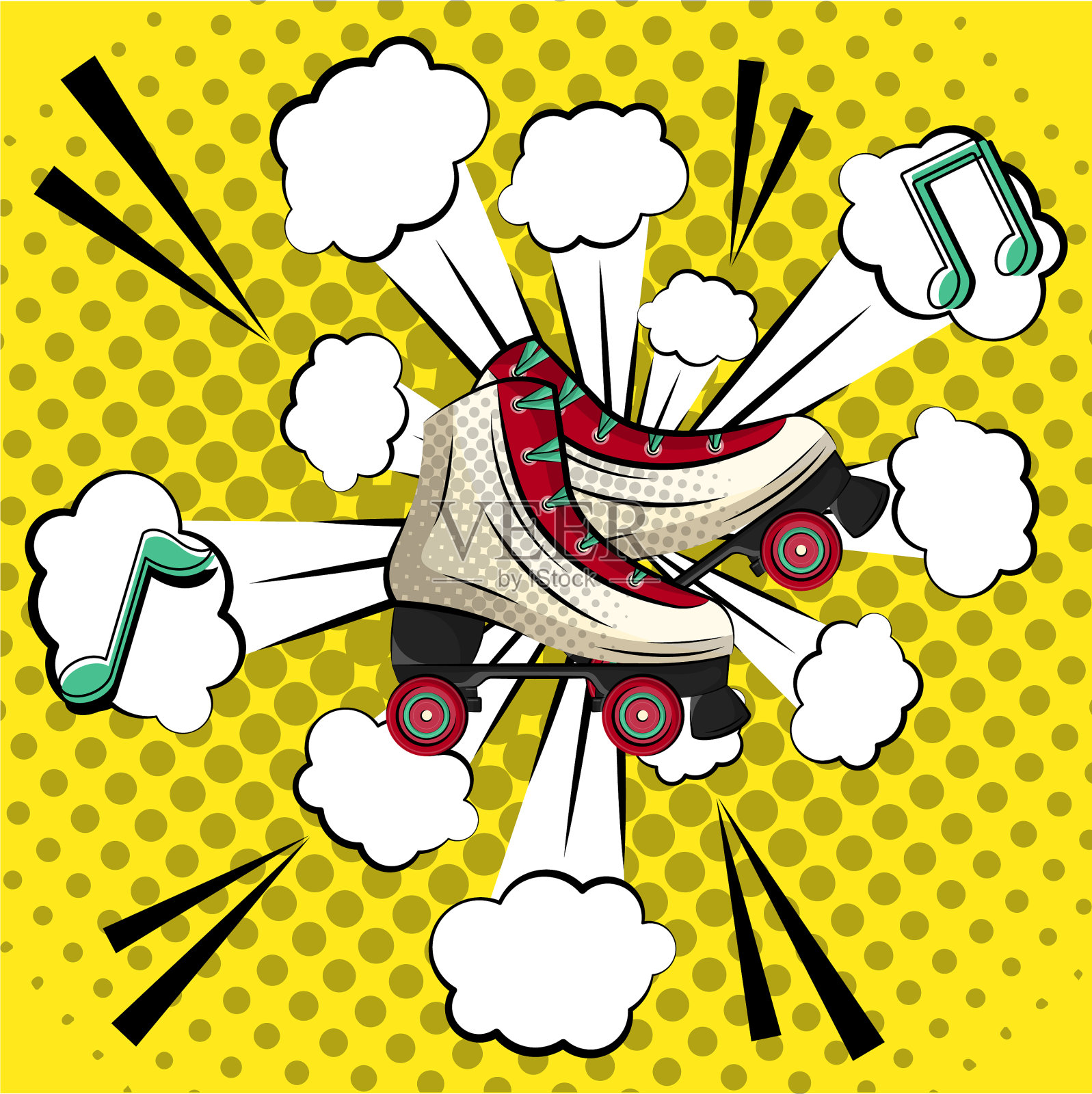 波普艺术插画图片素材