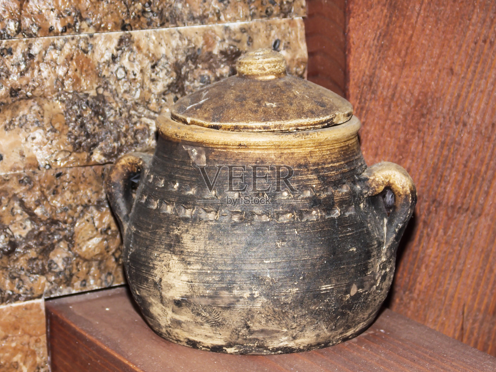 粘土罐特写微距墙纸照片摄影图片