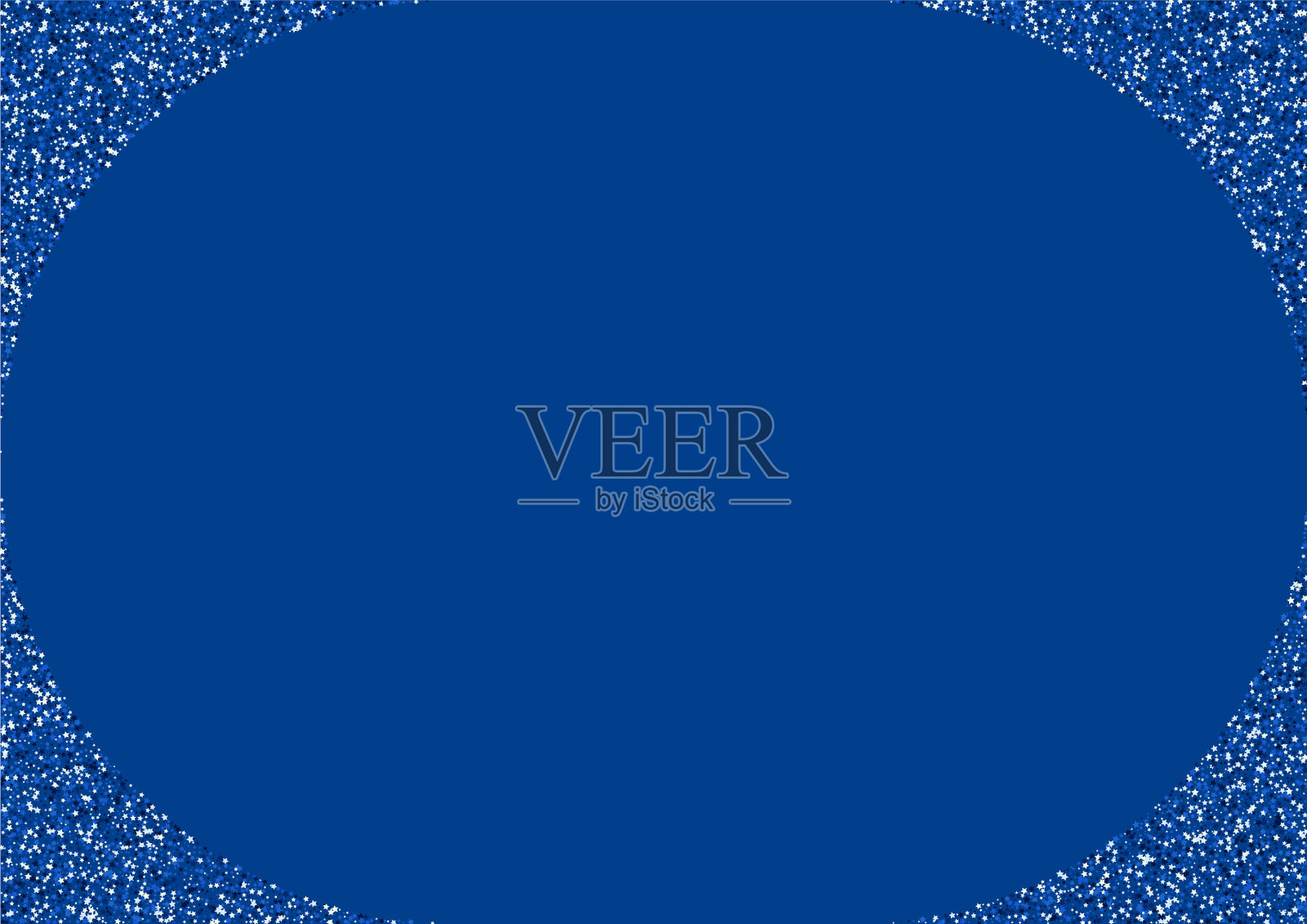 蓝色闪光星系图形邀请插画图片素材