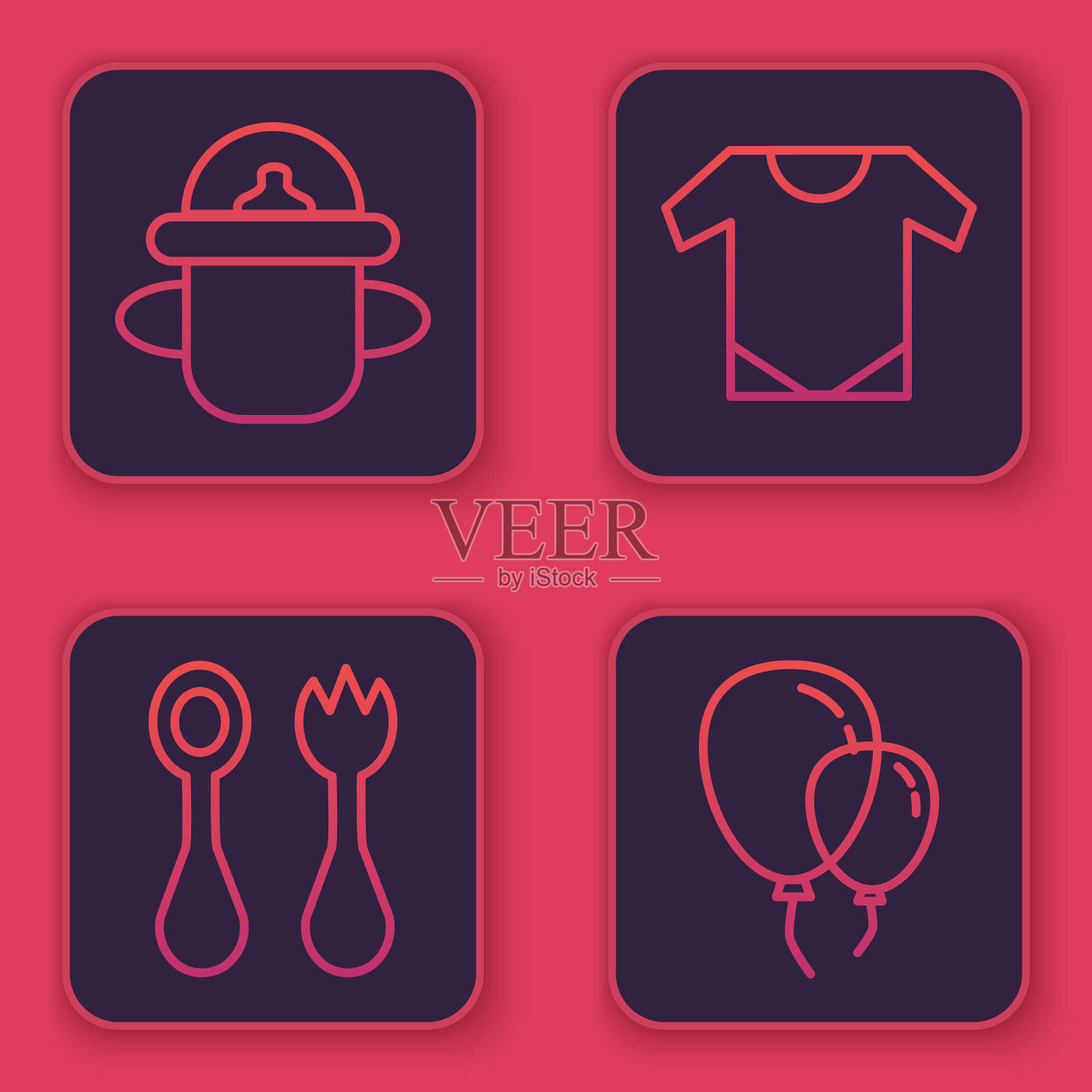 用叉子和刀叉摆好烤肉架图标素材