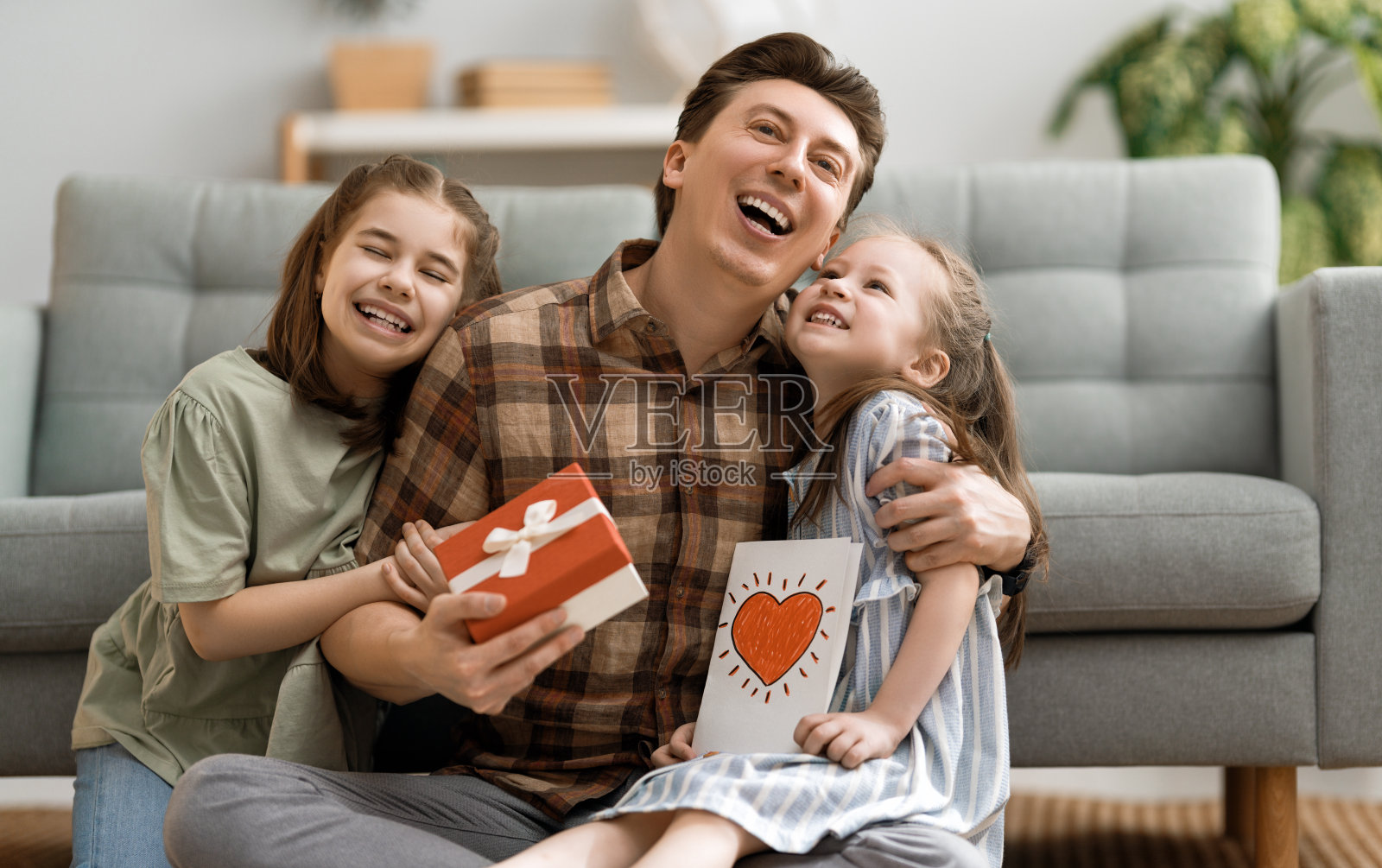 父亲节快乐!照片摄影图片