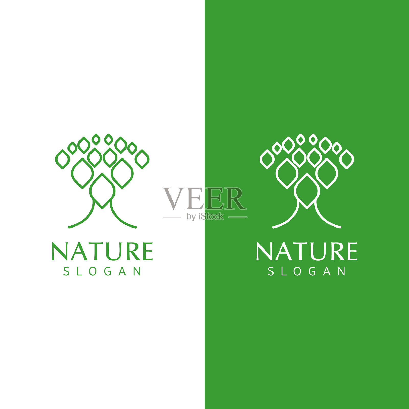 自然标志模板溢价插画图片素材