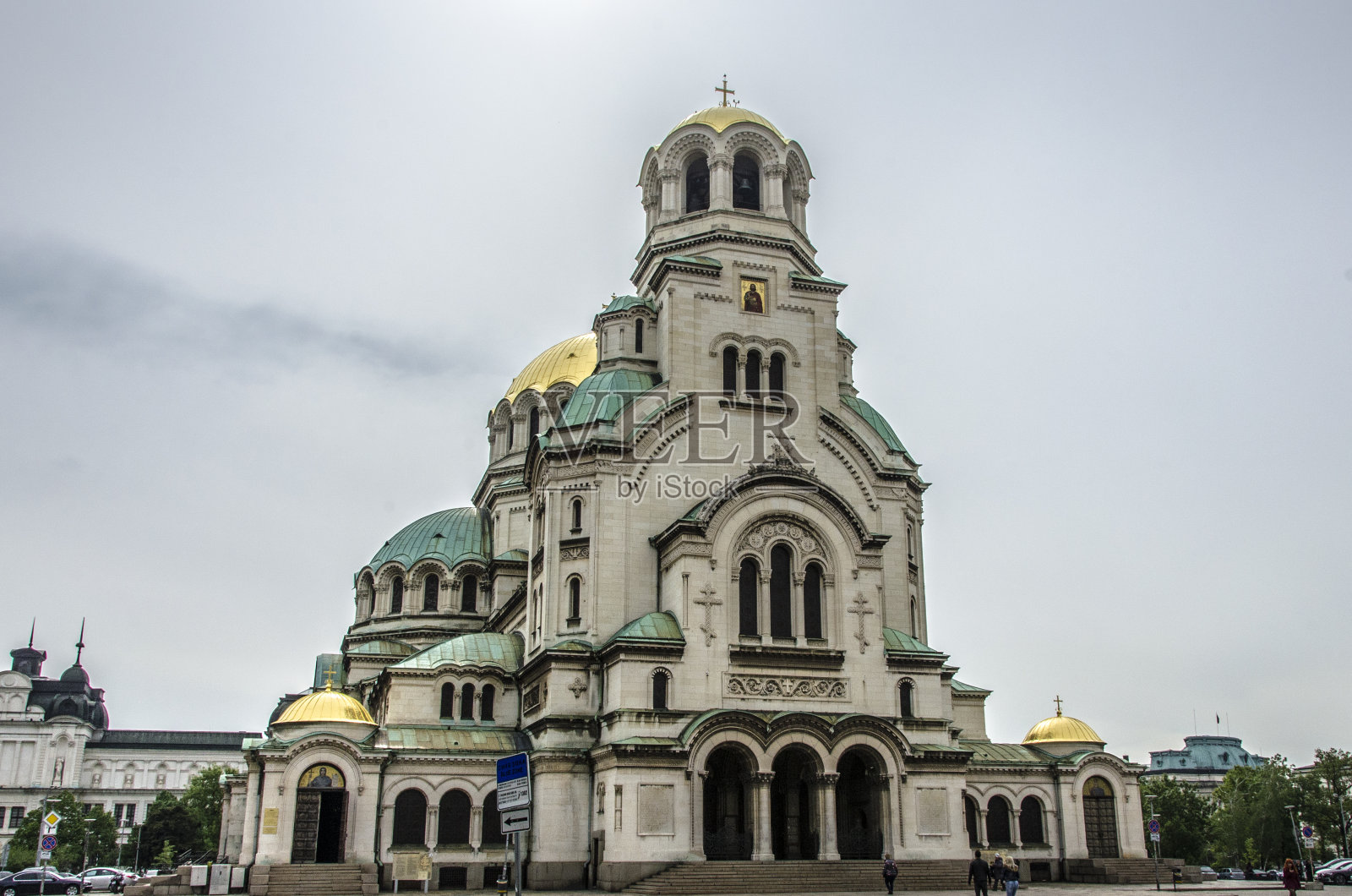 保加利亚索菲亚-圣亚历山大涅夫斯基大教堂照片摄影图片
