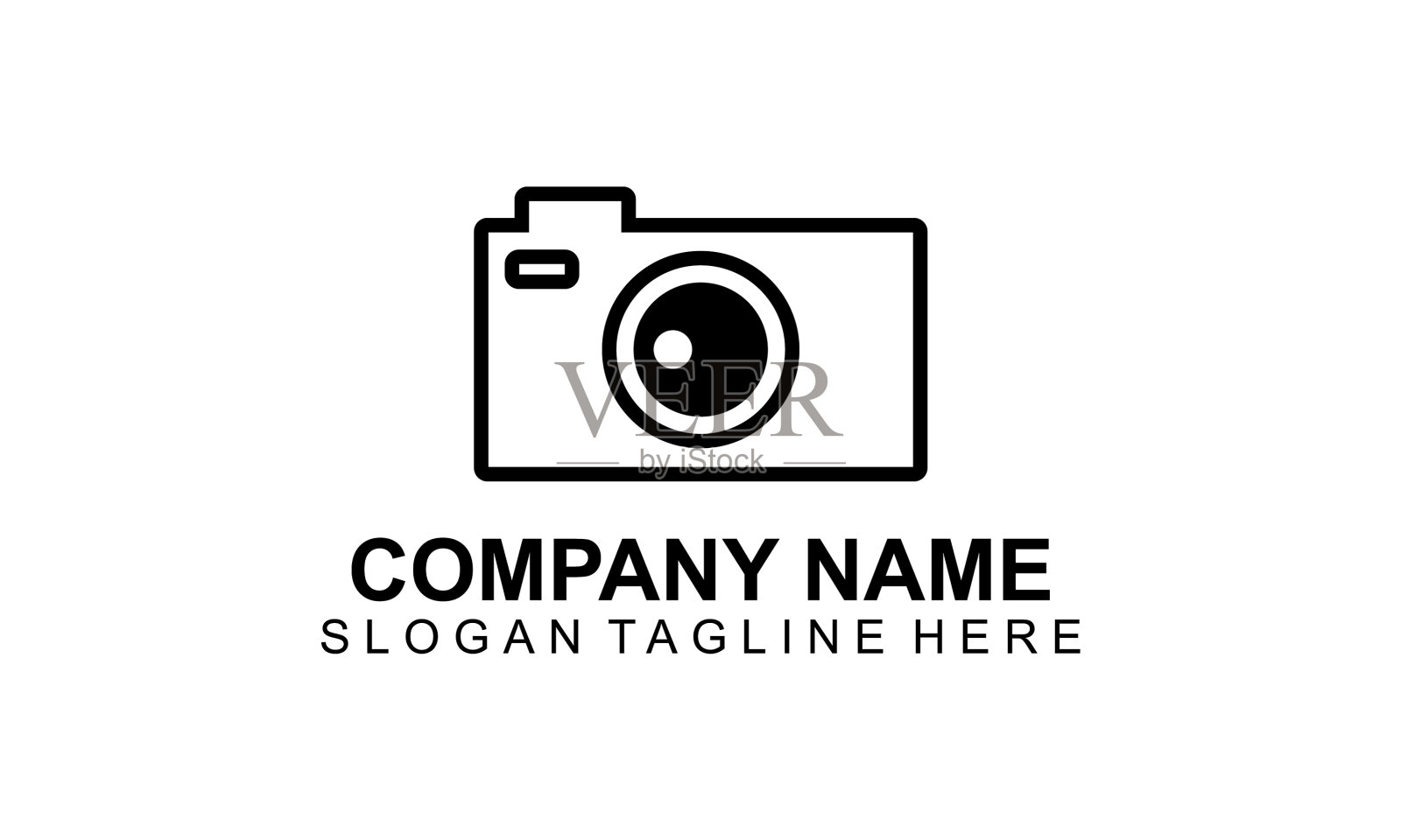 相机标志设计插画图片素材