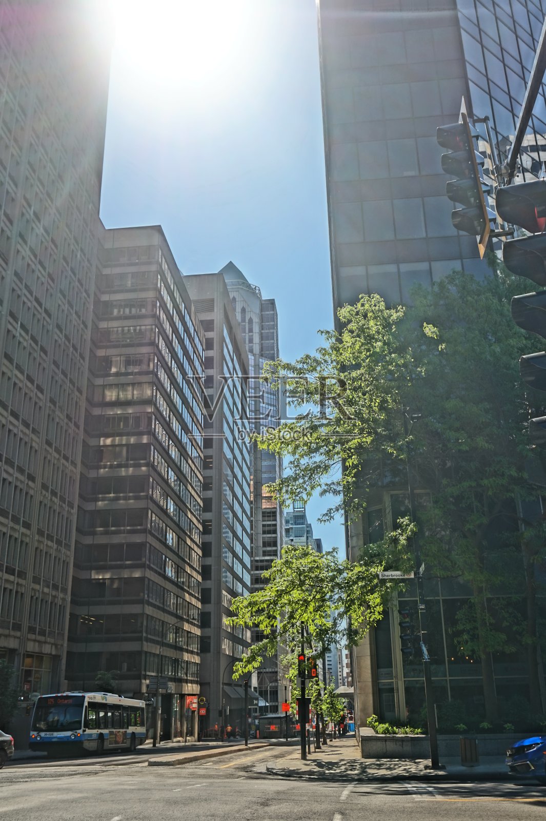 2020年6月6日，蒙特利尔市中心照片摄影图片