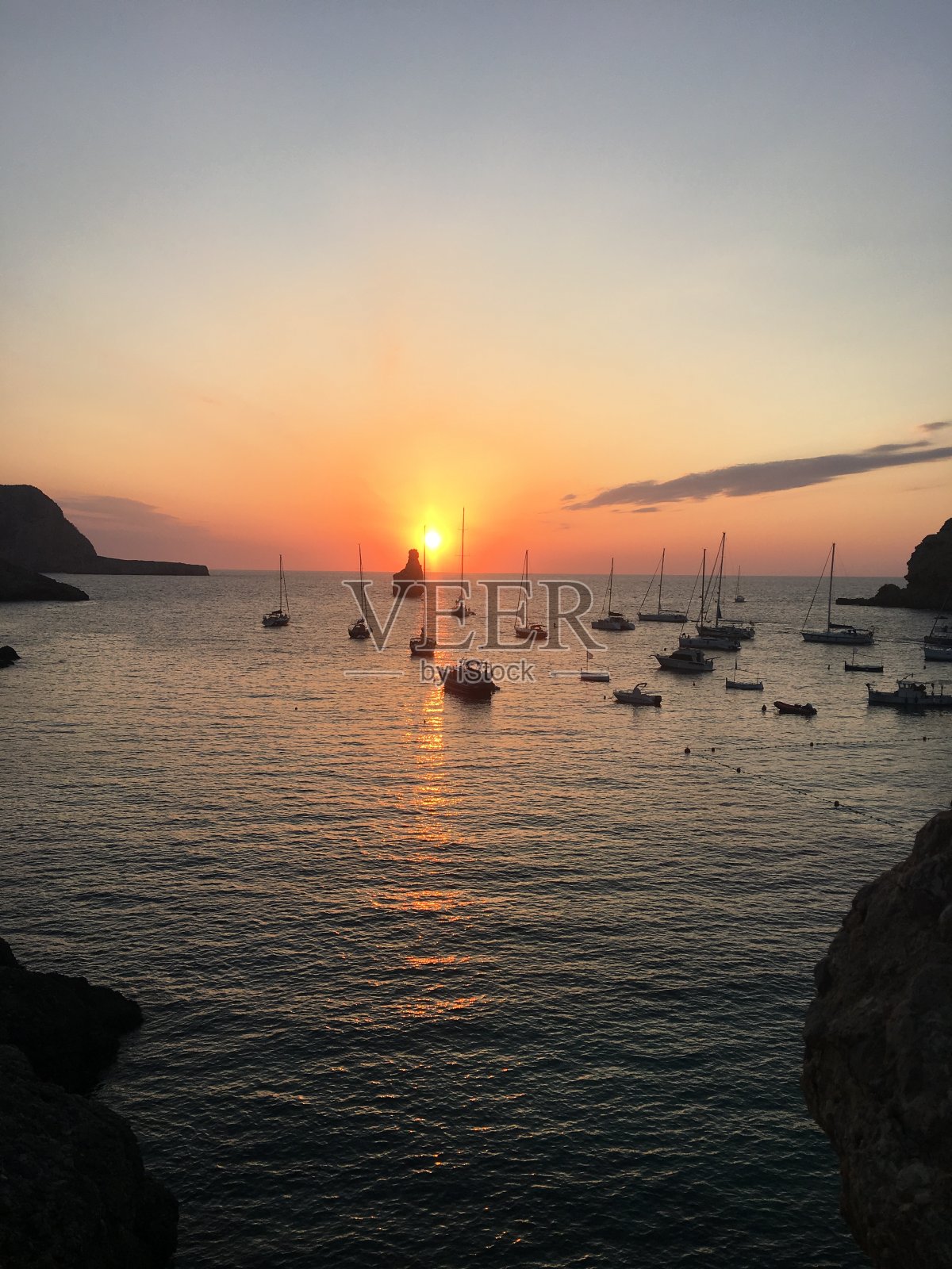 日落在夏季照片摄影图片