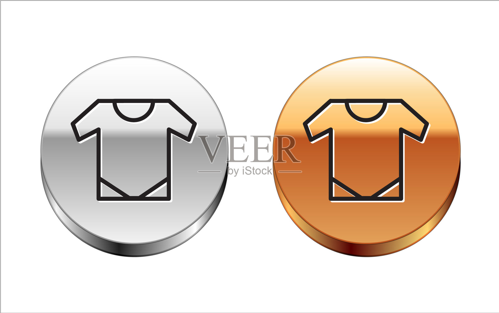 黑线宝尼西图标孤立在白色上插画图片素材