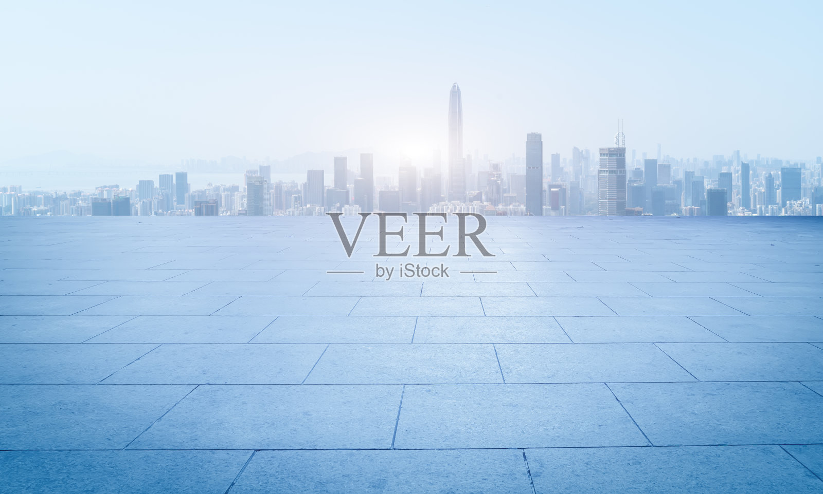 城市道路和现代建筑照片摄影图片