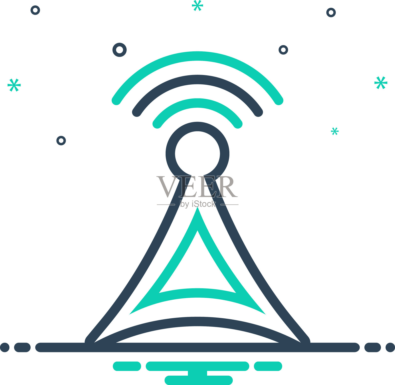 无线插画图片素材