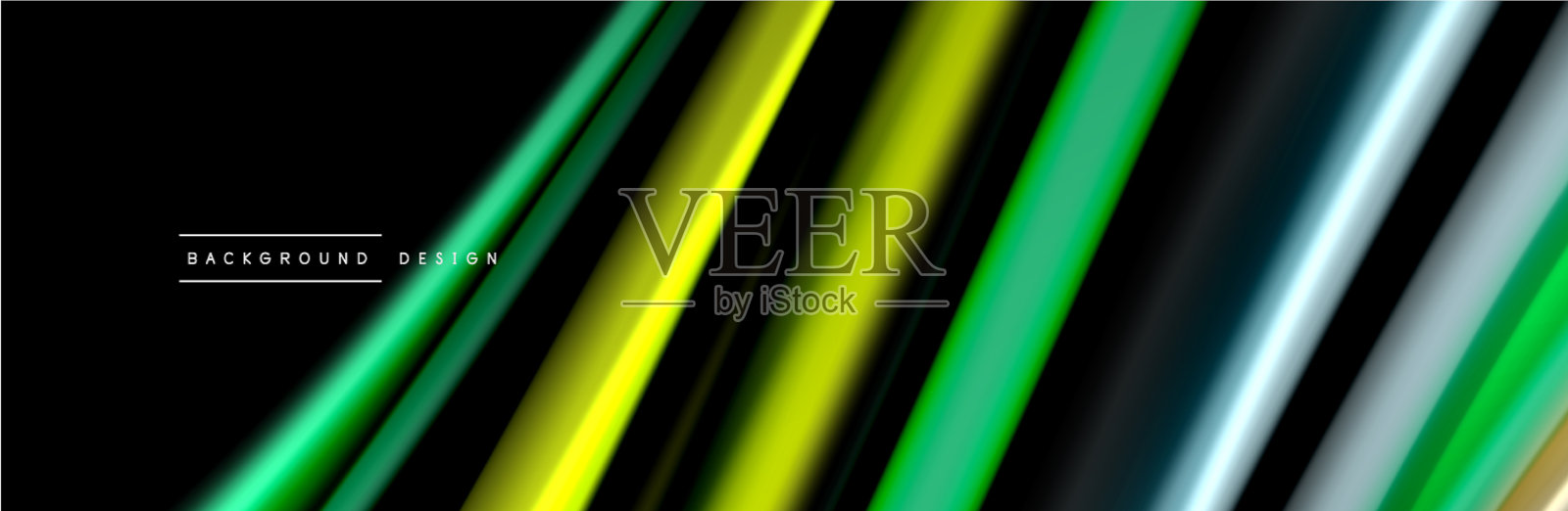 丝绸和流畅的流波海报设计色彩插画图片素材