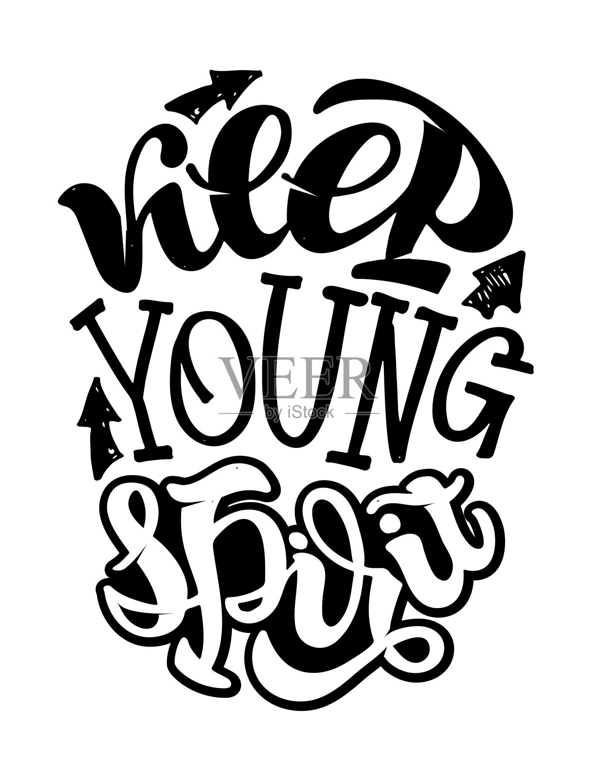 动机刻字报价。手绘涂鸦字体模板设计横幅，海报，t恤设计。设计元素图片