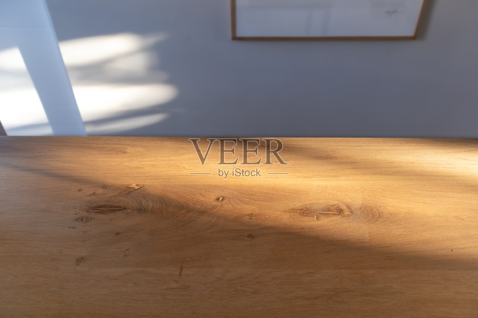 木制(橡木)桌面。照片摄影图片