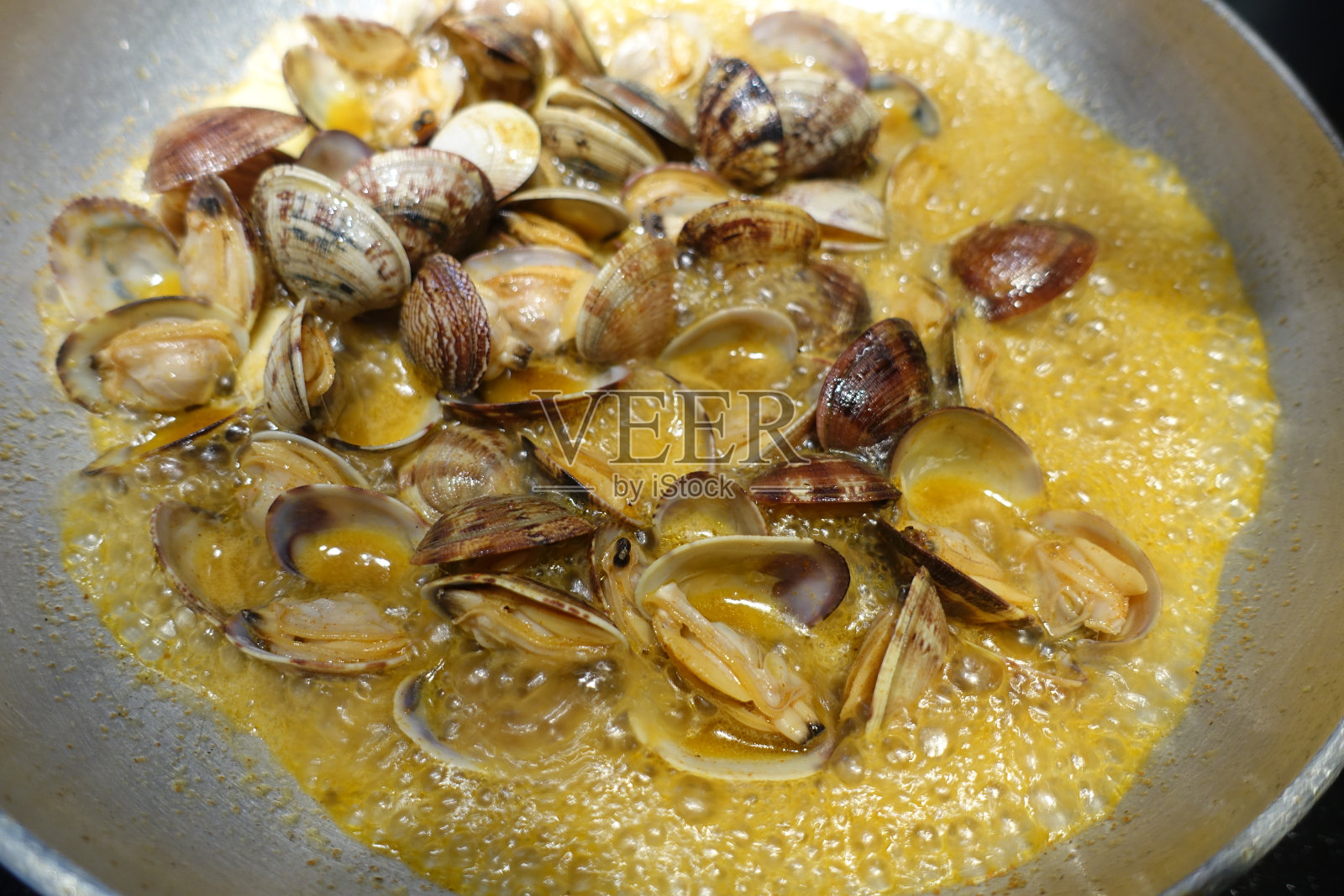 蛤蜊海鲜调味汁照片摄影图片