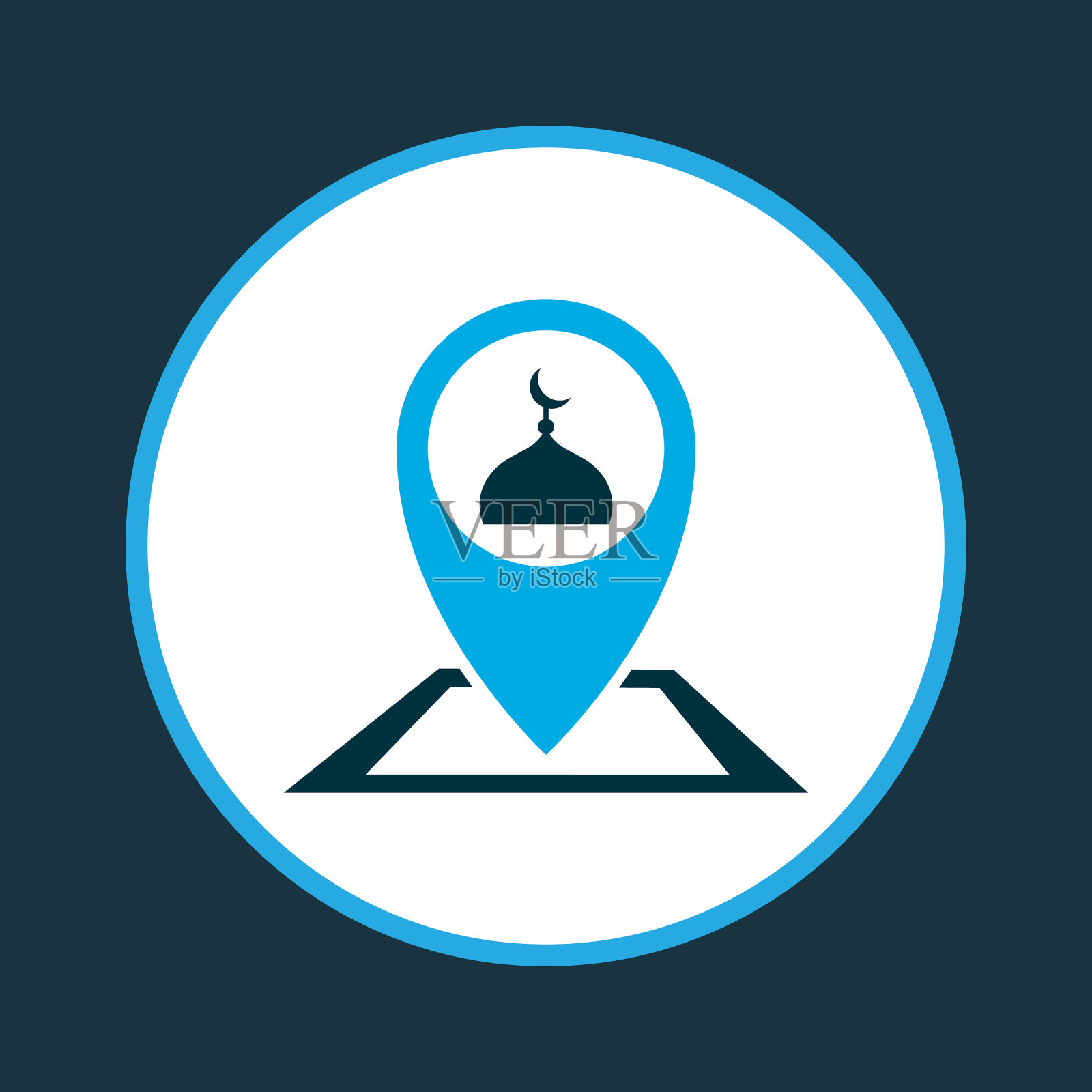 放置图标彩色符号优质插画图片素材